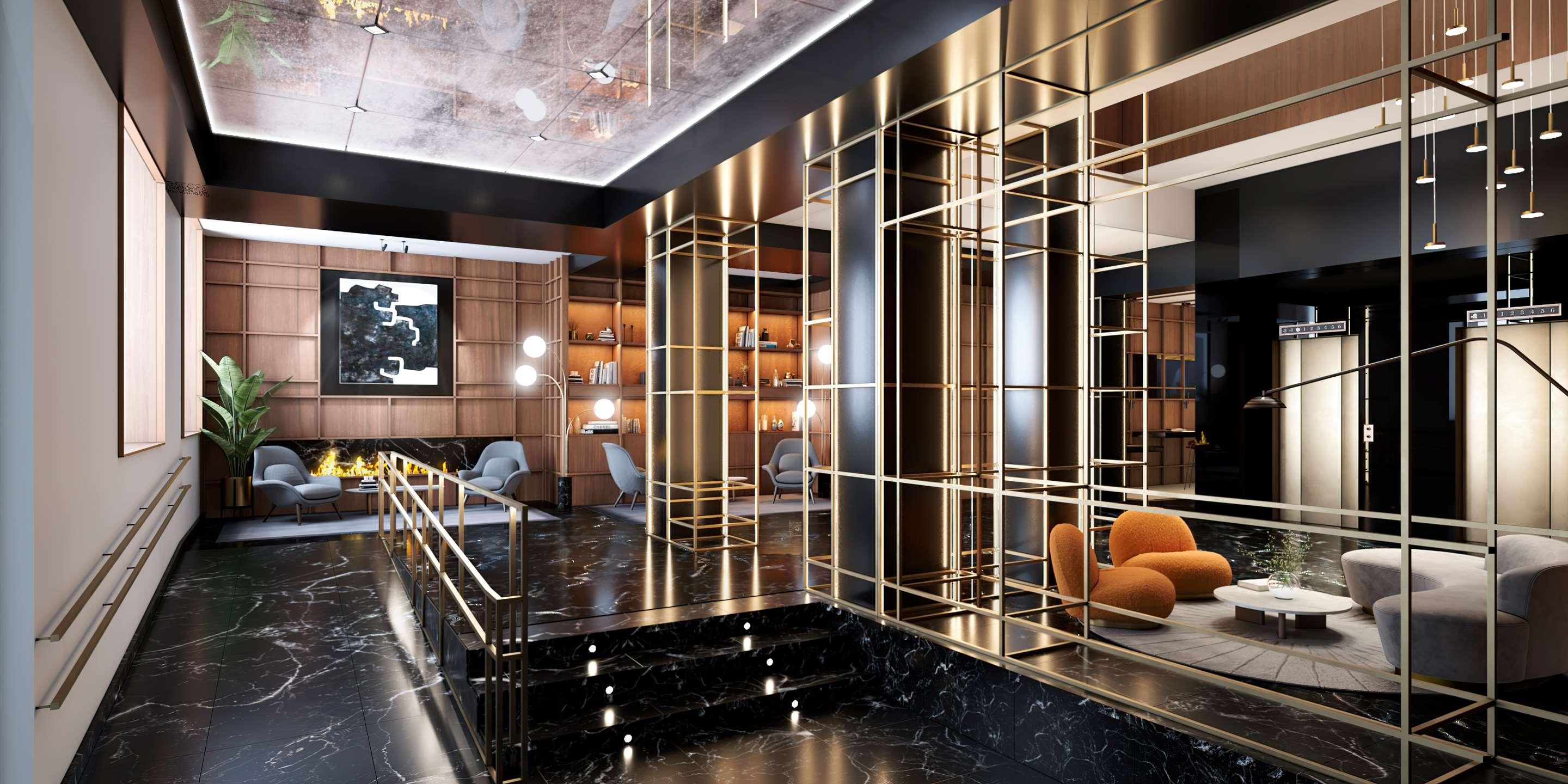Hotel Radisson Collection Bilbao Esterno foto 3D interior visualization