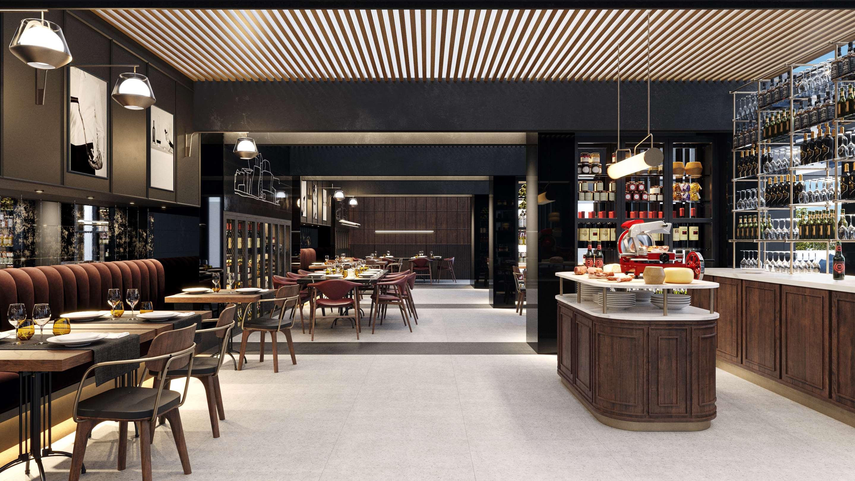 Hotel Radisson Collection Bilbao Esterno foto The interior of the restaurant